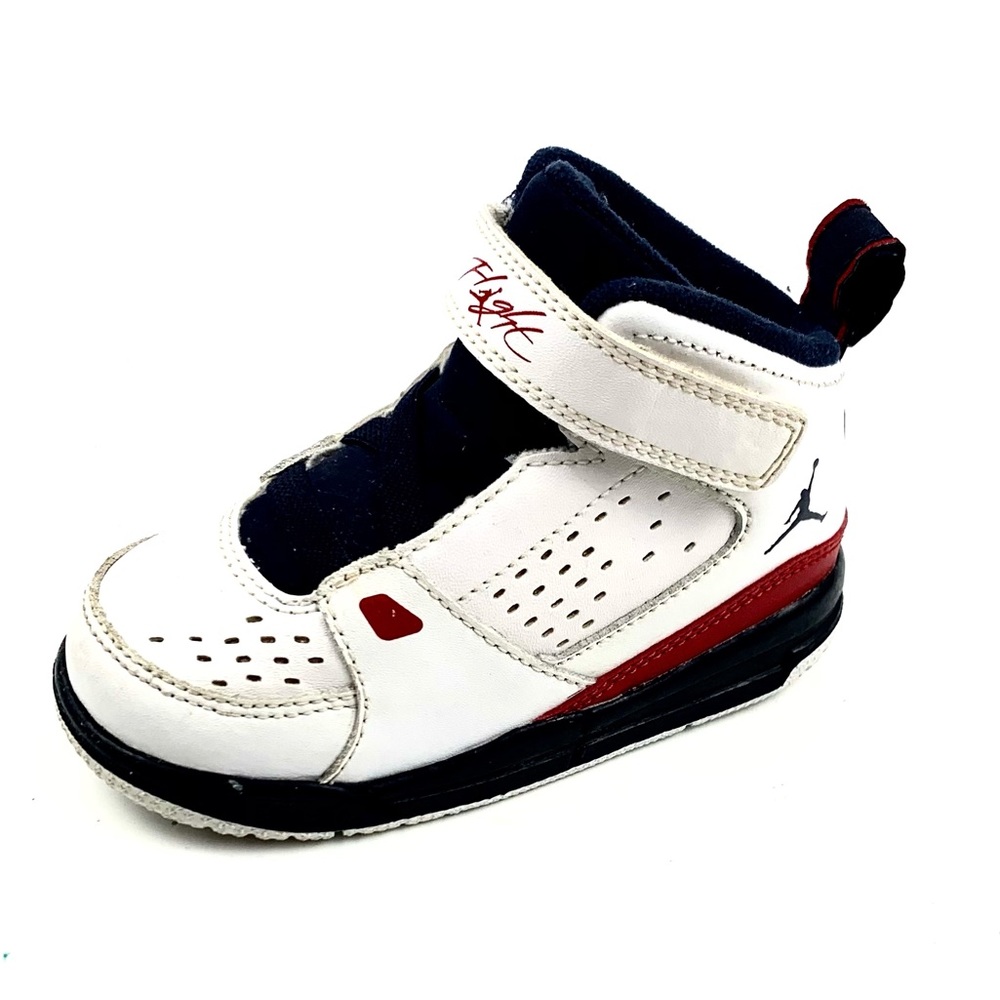 Nike Jordan Flight Toddler White High Top Sneakers Size 7C
